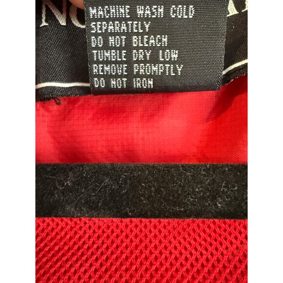 North Bay Sz XL Men's Rain Coat Red Black Adjustable Vented | GUC - Picture 7 of 10